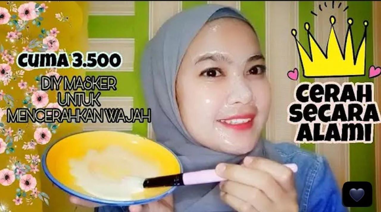 3 Masker Pemutih Wajah Alami Tercepat yang Bikin Kulit Glowing, Cuma Pakai 1 Bahan 