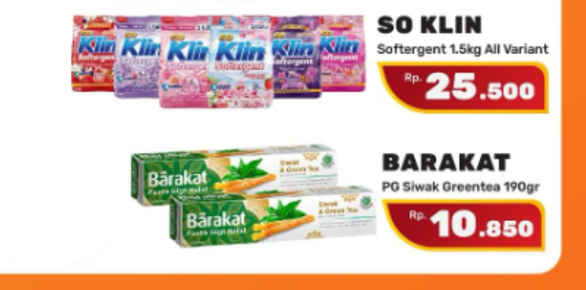 Murah Meriah, Dapatkan So Klin Deterjen dan Mama Lemon Mulai dari 11 Ribuan Hanya di YOGYA Pekalongan