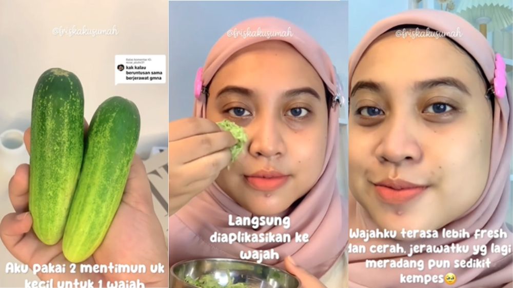 DIY Masker Mentimun yang Paling Mudah Dibuat, Aman untuk Semua Jenis Kulit