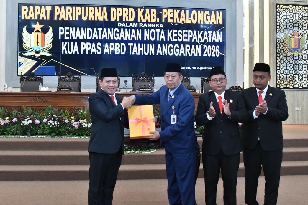 Pemkab Pekalongan dan DPRD Kabupaten Pekalongan Sepakati KUA-PPAS APBD Tahun Anggaran 2026