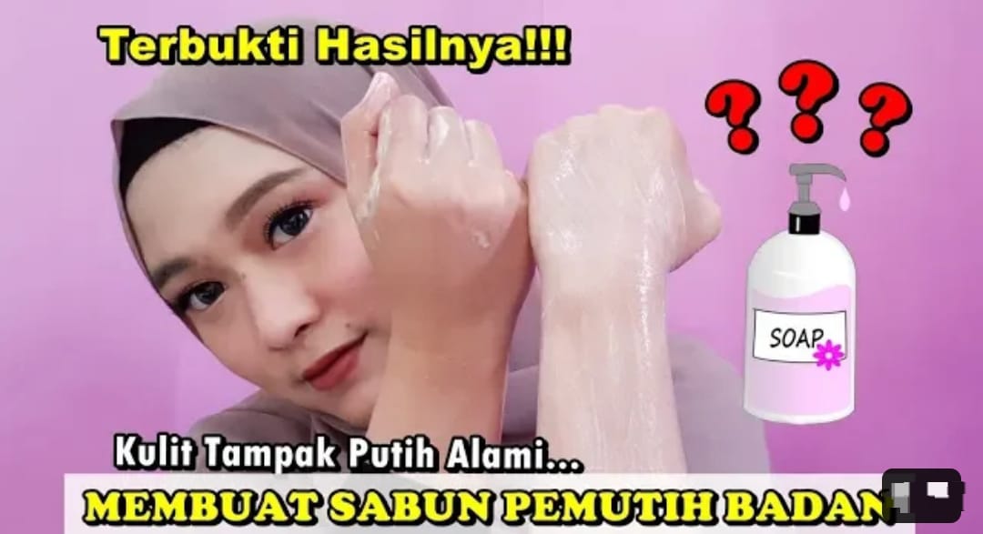 Ini Cara Membuat Sabun Pemutih Badan Permanen Sendiri di Rumah, Cuma Pakai Bahan Alami Kulit Bebas Noda Hitam