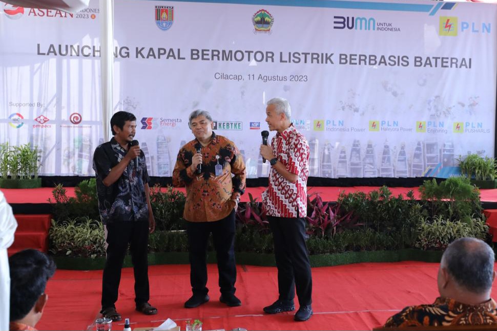 Dorong Transisi Energi, Ganjar Jadikan Cilacap Pilot Project Kapal Listrik