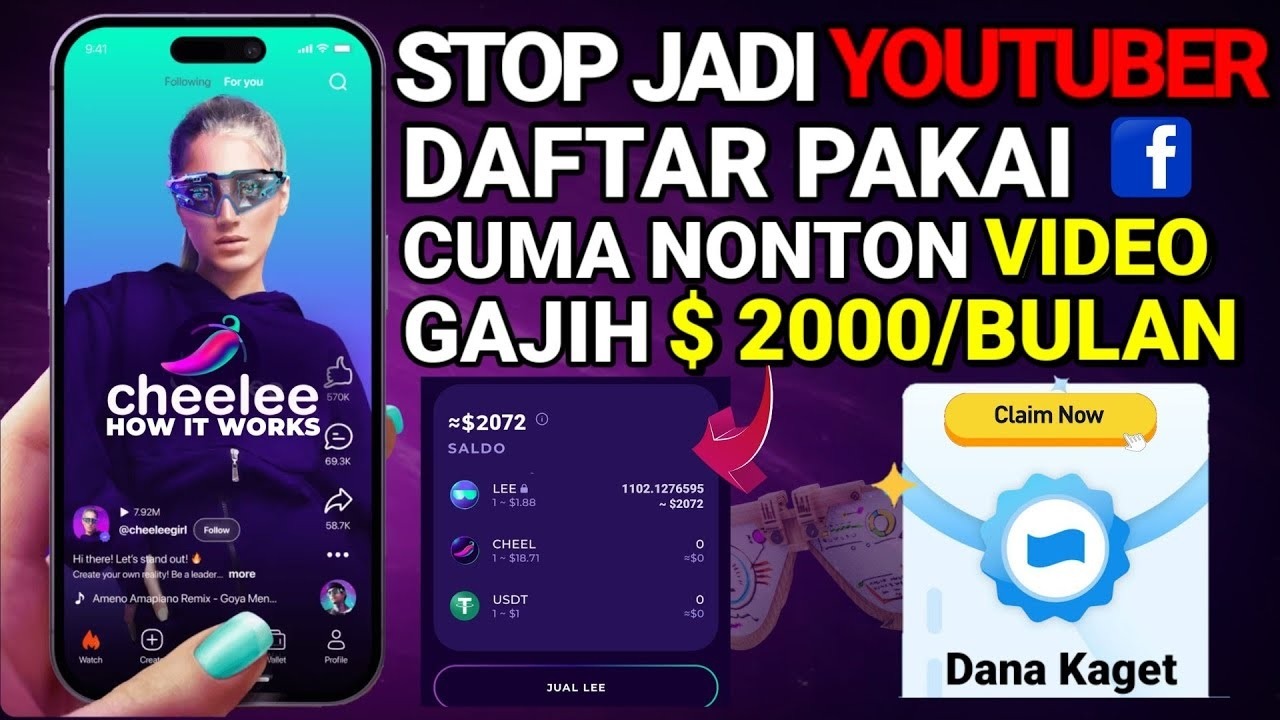 Cepat Tarik! Saldo DANA Gratis Rp150.000 Masuk ke E-Wallet Kalian Cuma dengan Nonton Video