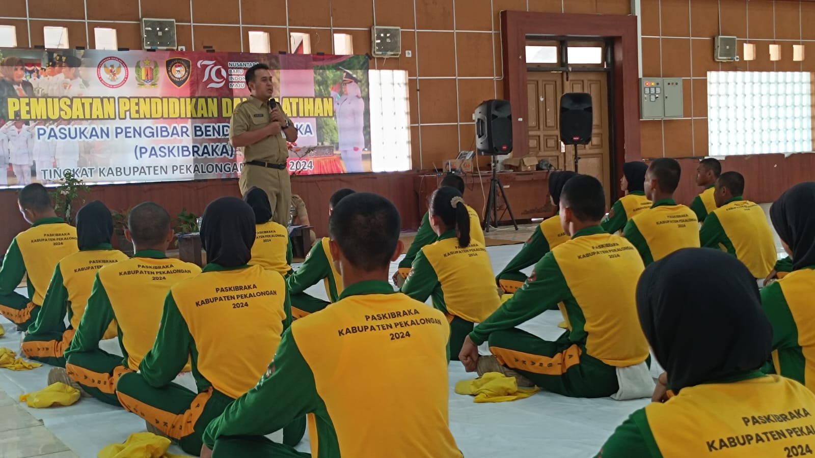 27 Calon Paskibraka Kabupaten Pekalongan Digembleng, Ini Yang Disampaikan Sekda M. Yulian Akbar