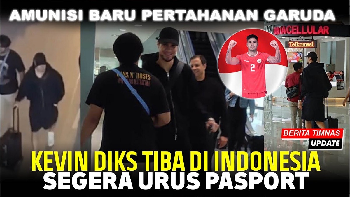 Kevin Diks Sudah Tiba di Indonesia Akan Urus Passport WNI, Amunisi Baru Pertahanan Timnas Indonesia