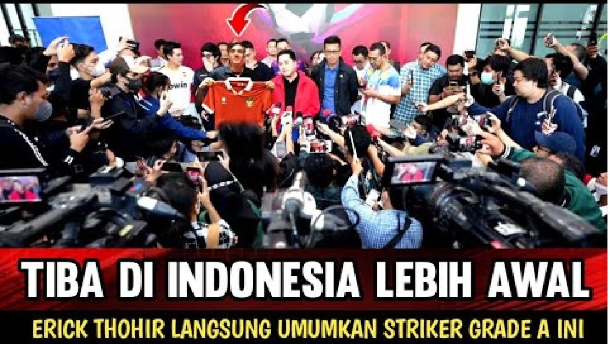 Disambut Baik Fans Indonesia! Erick Thohir Langsung Umumkan Striker Grade A Ini, Siapa yang Dimaksud?