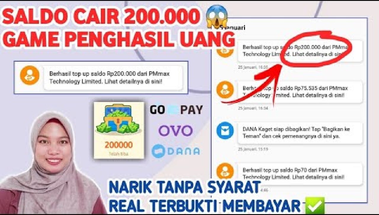 Dapatkan Saldo Dana Gratis dengan Game Penghasil Uang 2025 yang Terbukti Membayar, Begini Caranya!