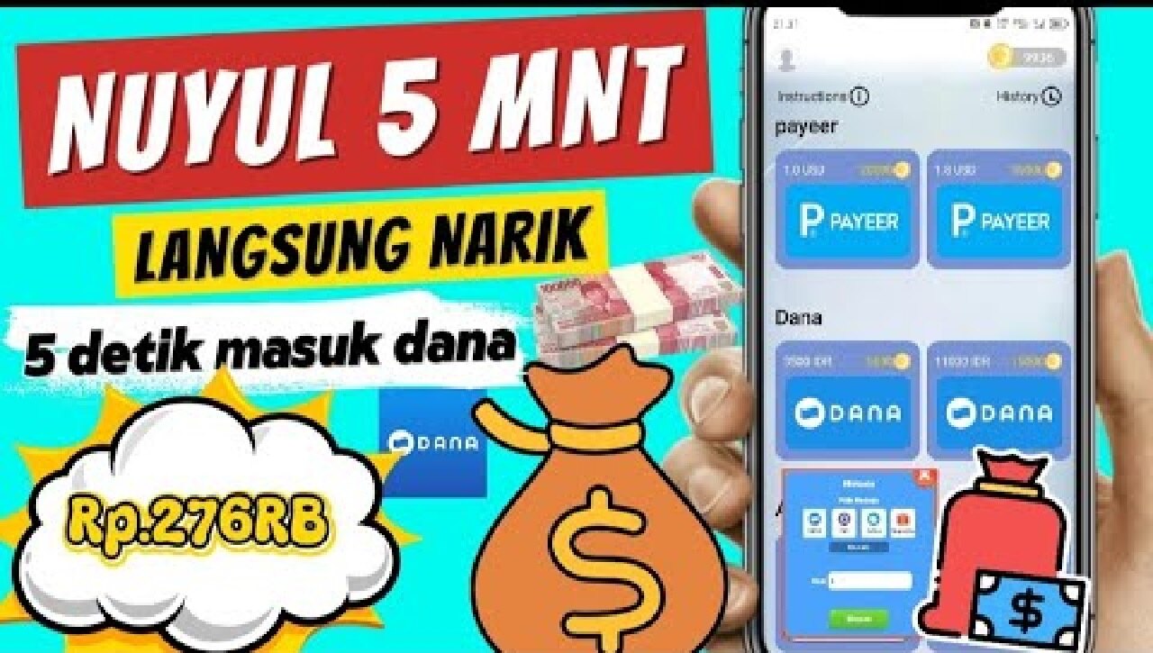Aplikasi Game Penghasil Uang Tercepat, Terbukti Membayar dan Cair ke Saldo DANA!