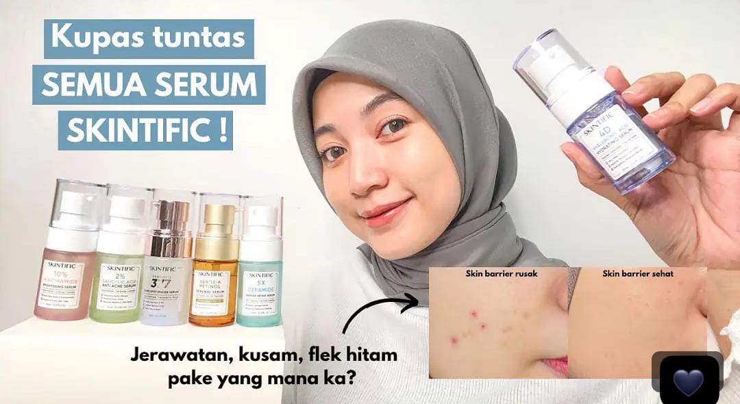 4 Skincare Skintific Terbaik untuk Digunakan Usia 40 Tahun Ke Atas Agar Glowing Awet Muda