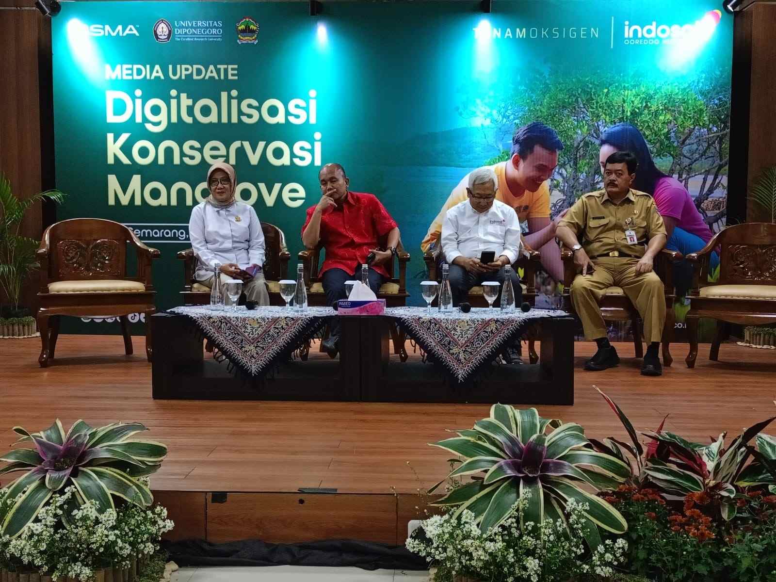 Indosat Gandeng UNDIP Wujudkan Digitalisasi Konservasi Mangrove Menggunakan IoT