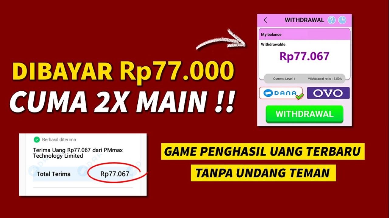 Main Puzzle Bentar Dapat Rp77 Ribu, Game Penghasil Saldo DANA Tanpa Undang Teman