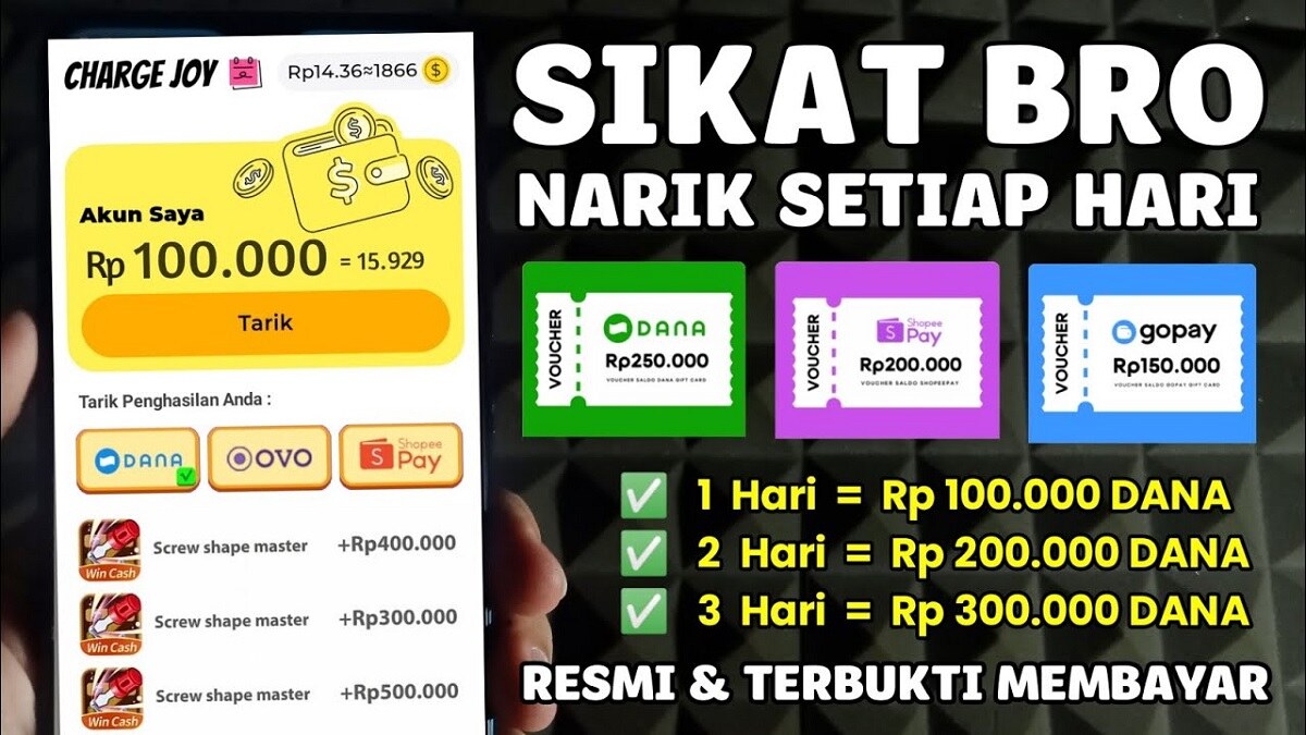 Baru Rilis! Aplikasi Penghasil Saldo DANA, OVO dan Shopee 2025 Terbukti Membayar Tanpa Modal!