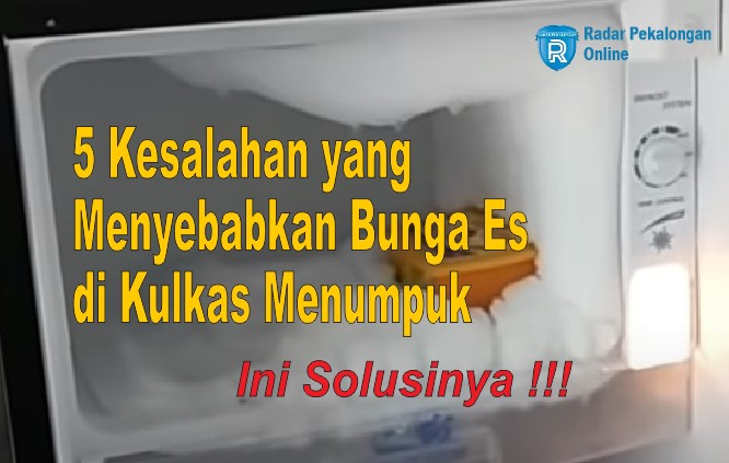  5 Kesalahan yang Menyebabkan Bunga Es di Kulkas Menumpuk, Lengkap dengan Solusinya!