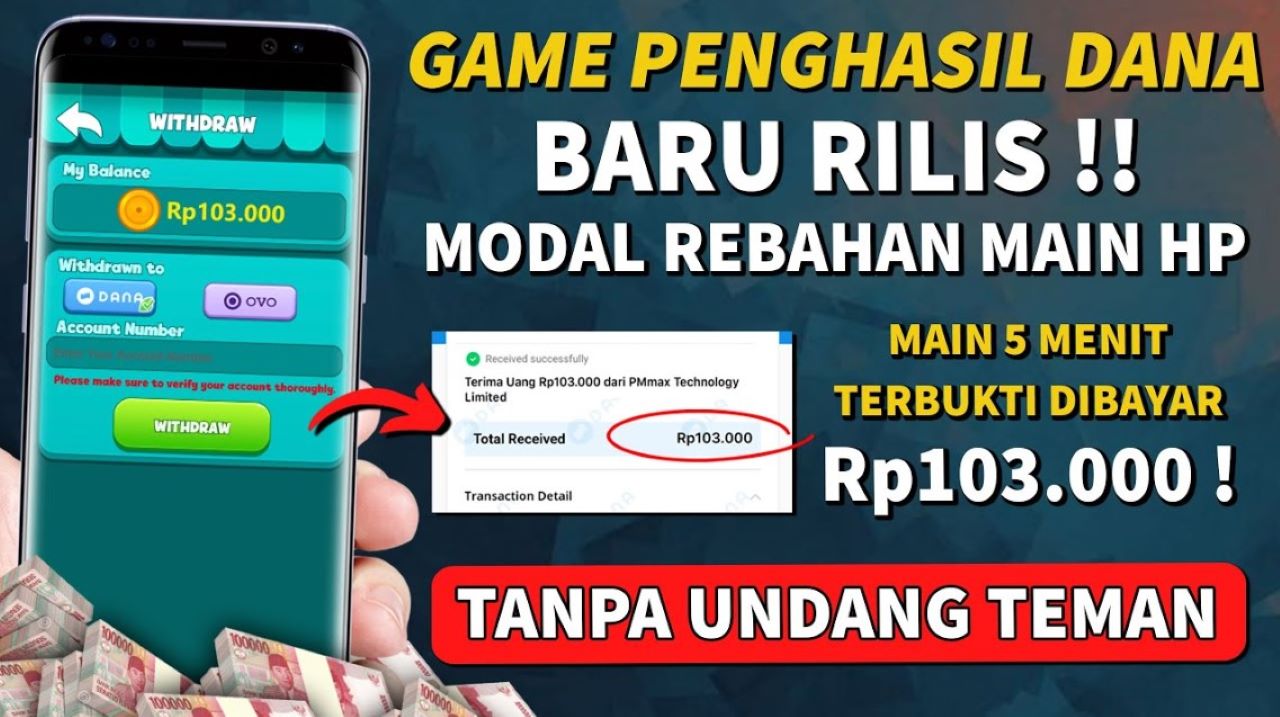 Game Penghasil Uang 2025 Tercepat Terbukti Membayar, Cuma Rebahan Main HP Aja Bisa Gajian!