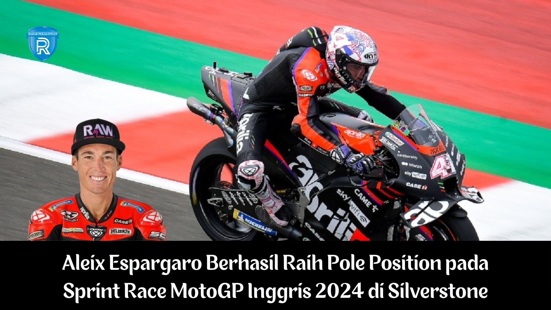 Aleix Espargaro Berhasil Raih Pole Position pada Sprint Race MotoGP Inggris 2024 di Silverstone