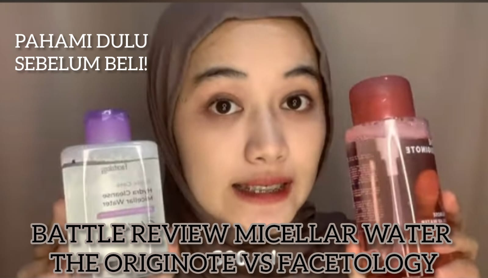 Battle Review Micellar Water Favorit Viral The Originote vs Facetology, Mana Lebih Ampuh Angkat Sisa Makeup?