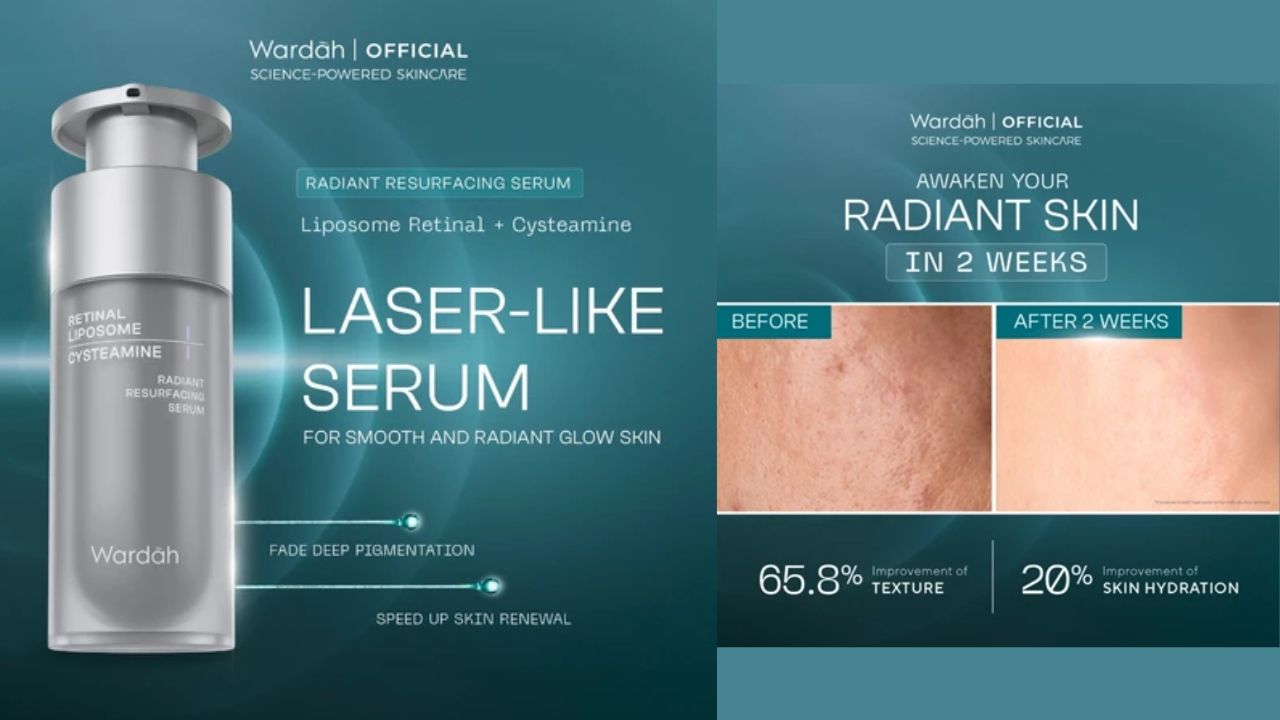 Review Wardah Radiant Resurfacing Serum, Mencerahkan dan Bikin Awet Muda