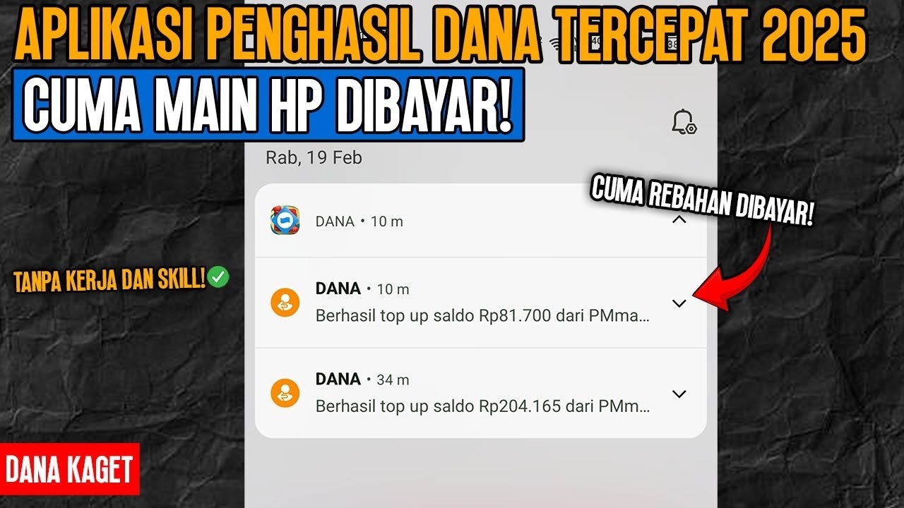 Saldo DANA Gratis Rp130.000 Setiap Harinya! Warga Pekalongan Bisa Jadi Jutawan dengan 7 Aplikasi Ini