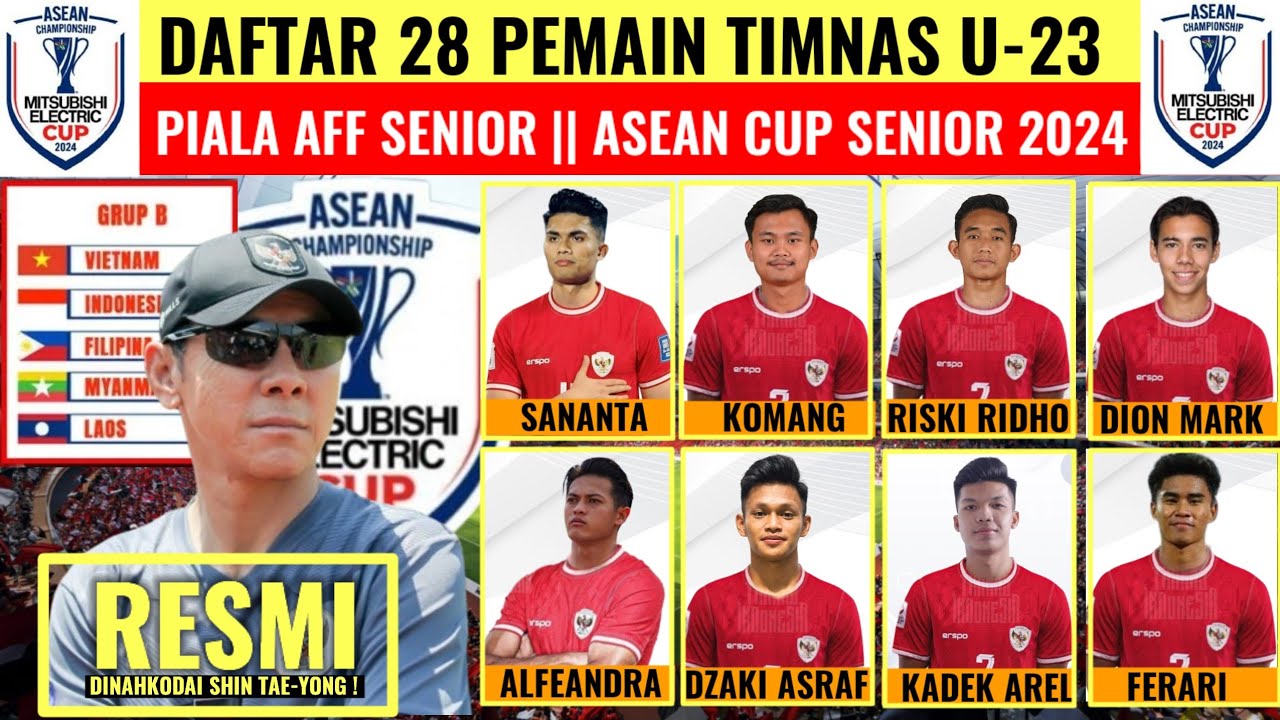 Piala Dunia Prioritas! PSSI Siapkan Tim U-23 Untuk AFF 2024 dan Tetap Diasuh Pelatih Shin Tae Yong