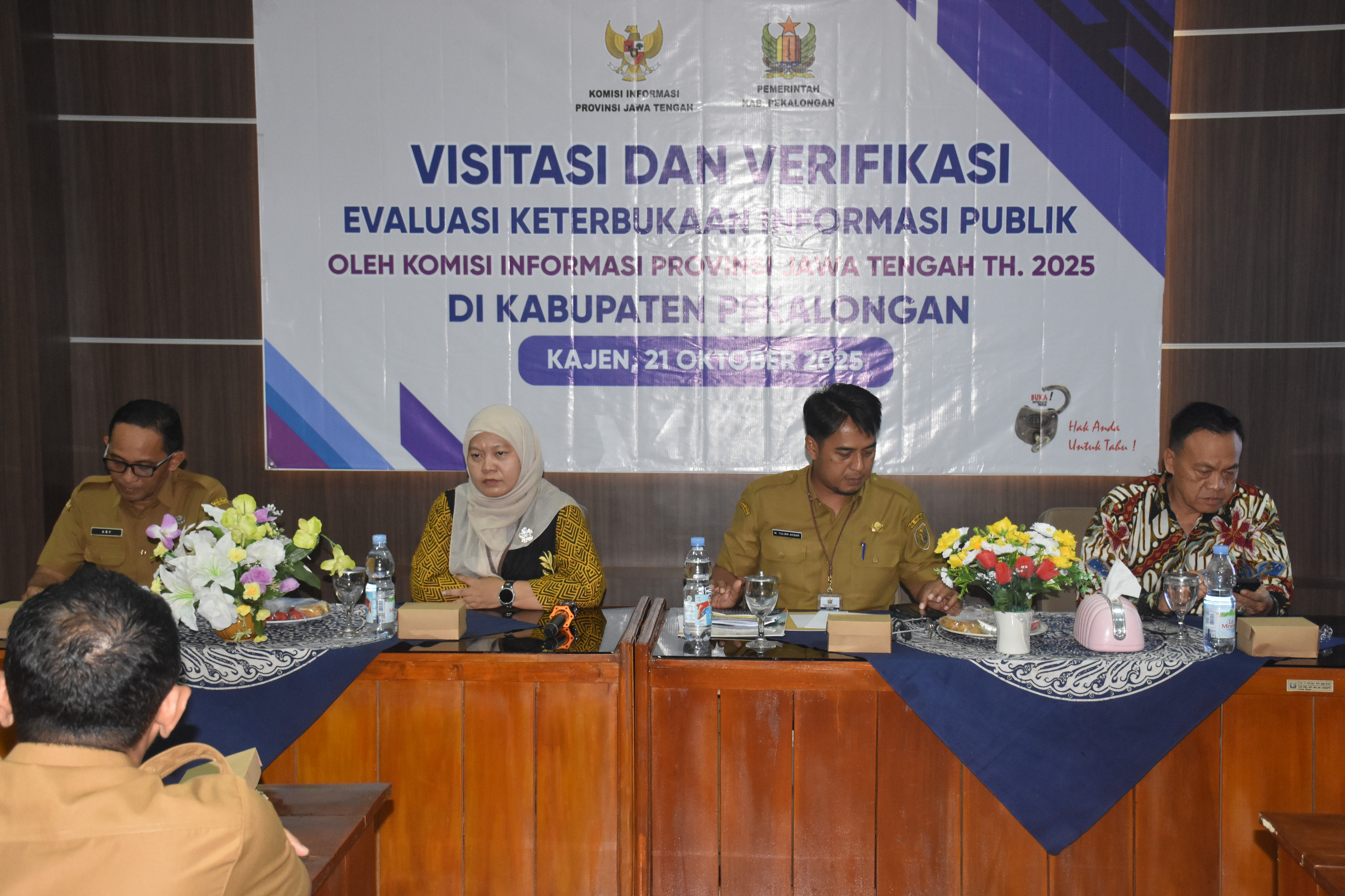 Pemkab Pekalongan Masuk Tahap Uji Publik dalam Penilaian Keterbukaan Informasi KI Jateng 2025