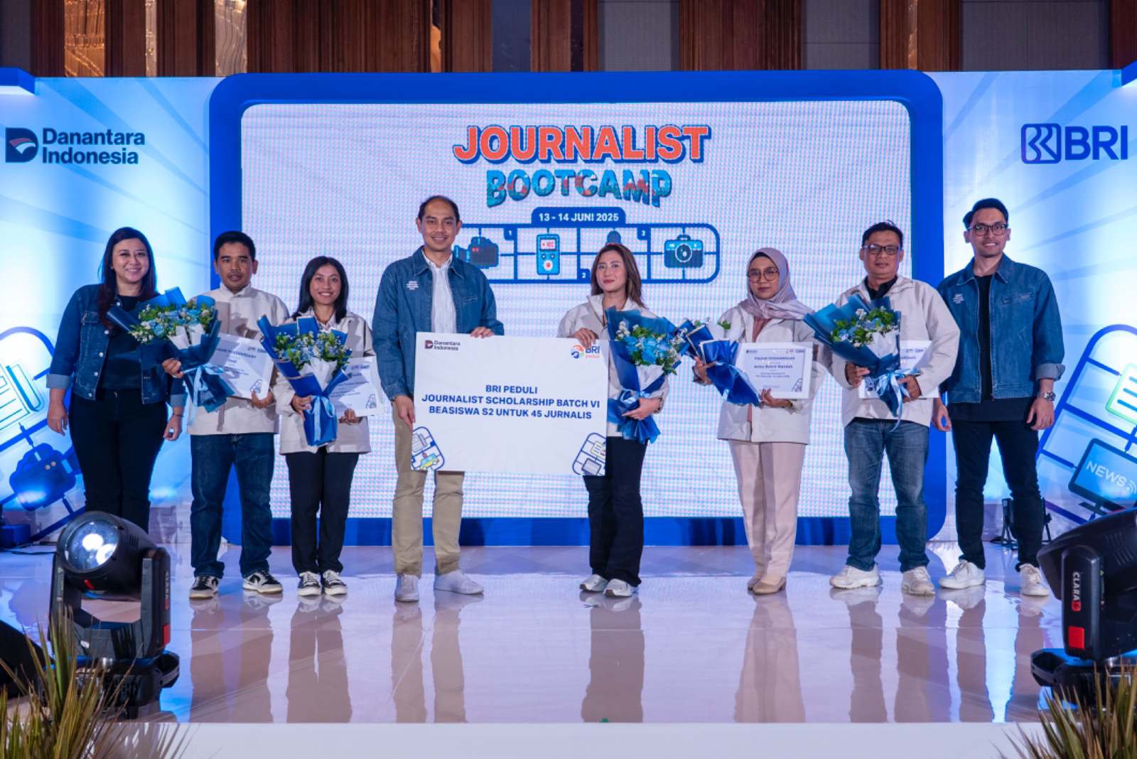 Dukung Insan Pers yang Berkualitas, BRI Fellowship Journalism 2025 Kukuhkan 45 Jurnalis Jadi Penerima Beasiswa