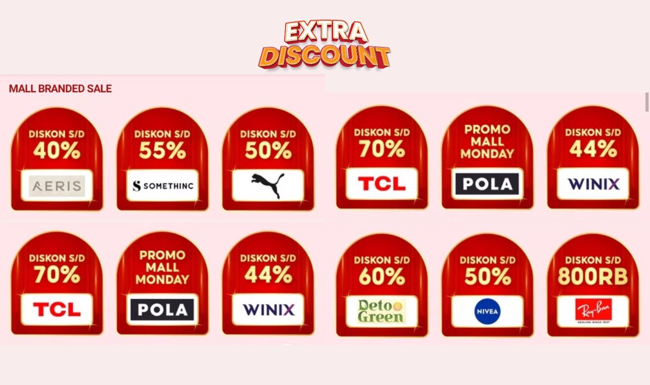Wow! Ada Mall Brand Sale di Shopee! Diskon Hingga 70% dari Brand Ternama, Waktunya Belanja Hemat