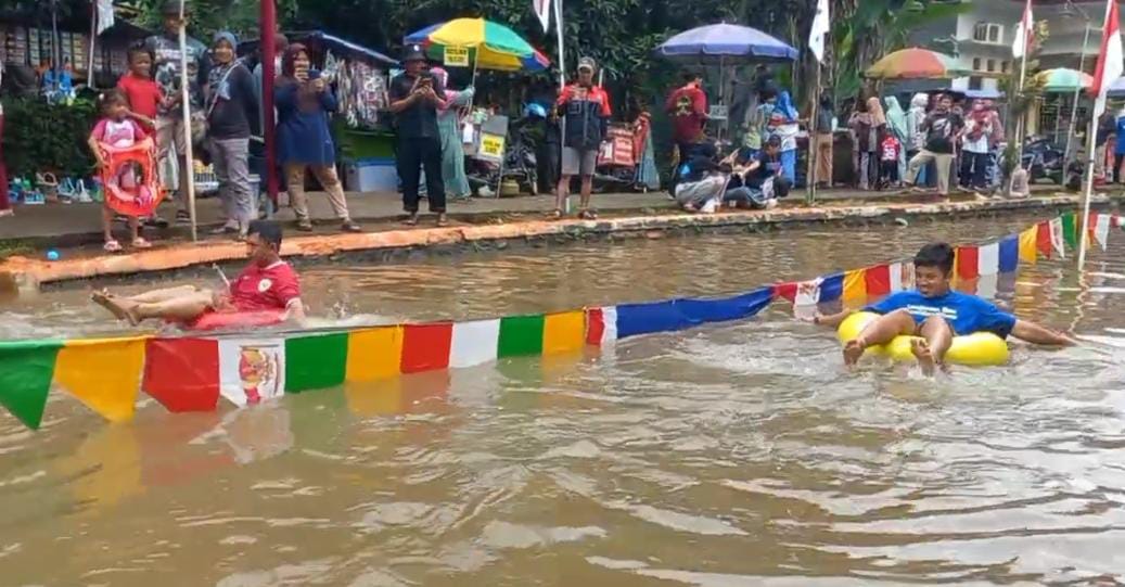 Tradisi Langenan Ban Syawalan Desa Kecepak Batang, Tak Sekadar Hiburan Tapi Juga Edukasi Cinta Lingkungan