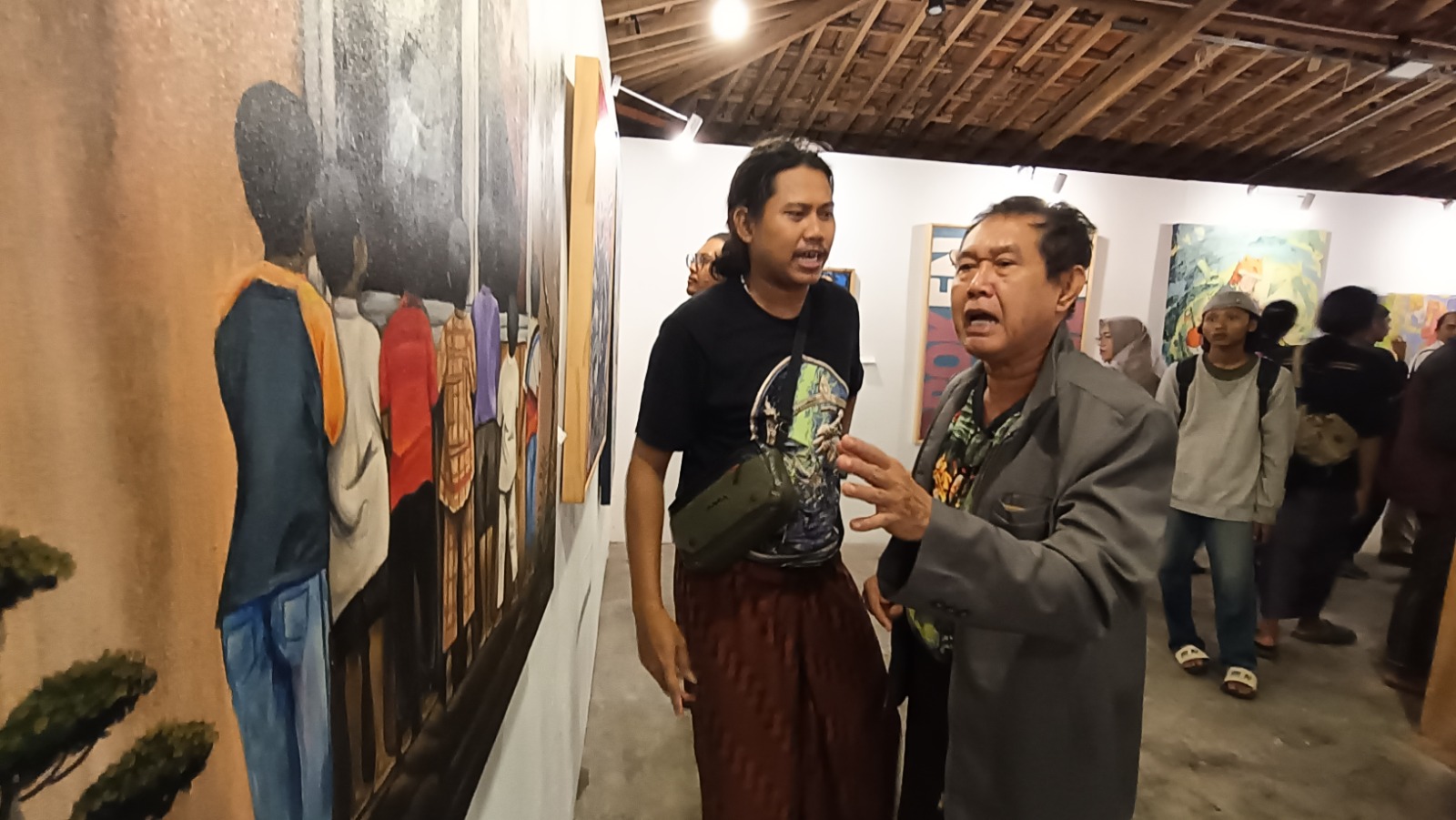 Pameran Seni “PartiSpasi” di Batang: Jadi Ruang Nostalgia Masa Lalu Penikmat Seni Lukis