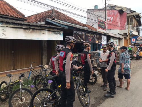 Polres Pekalongan Giatkan Patroli Sepeda di Hari Libur, Inilah Sasaran dan Tujuannya