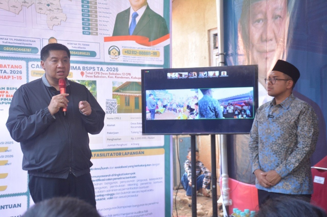 Pemerintah Perluas Program Bedah Rumah, Maruarar Sirait: Batang Kini Terima 1.000 Unit BSPS