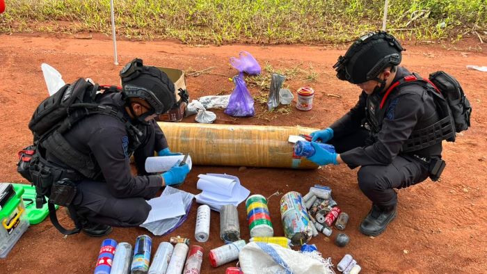 Jibom Polda Jateng Disposal Bahan Peledak di Kajen