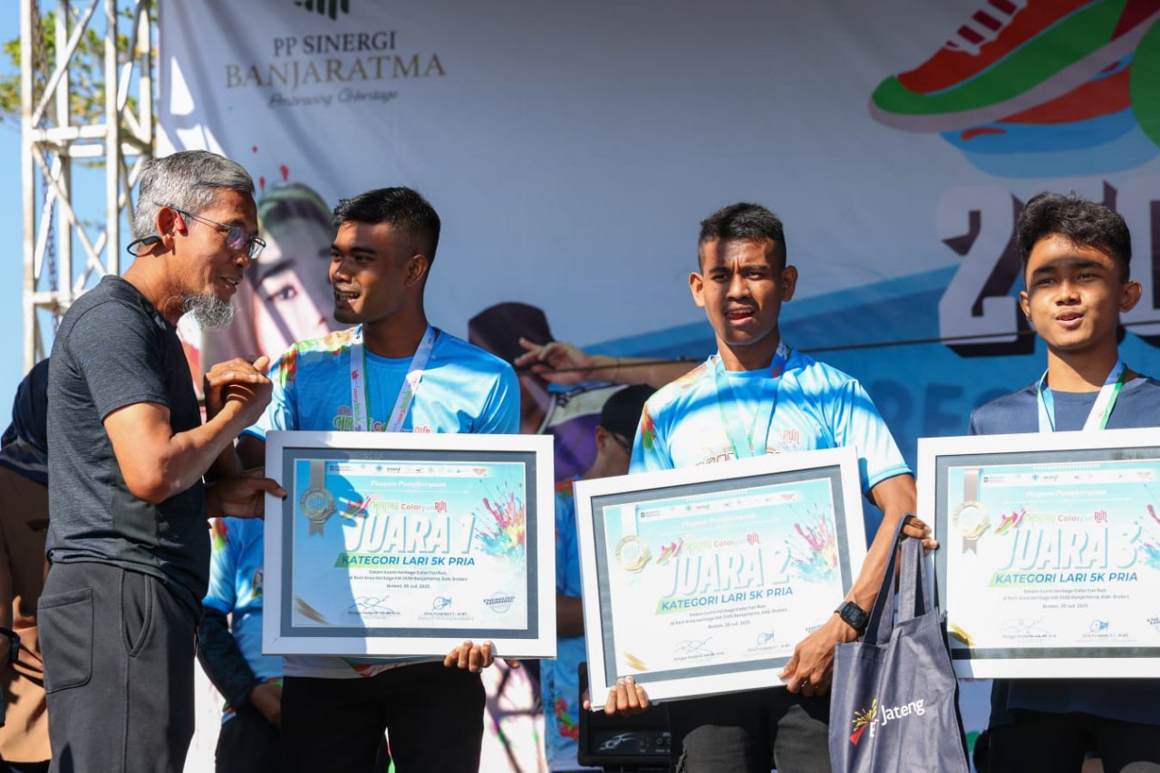 Sumarno Sebut Heritage Color Fun Run Banjaratma Brebes, Unik