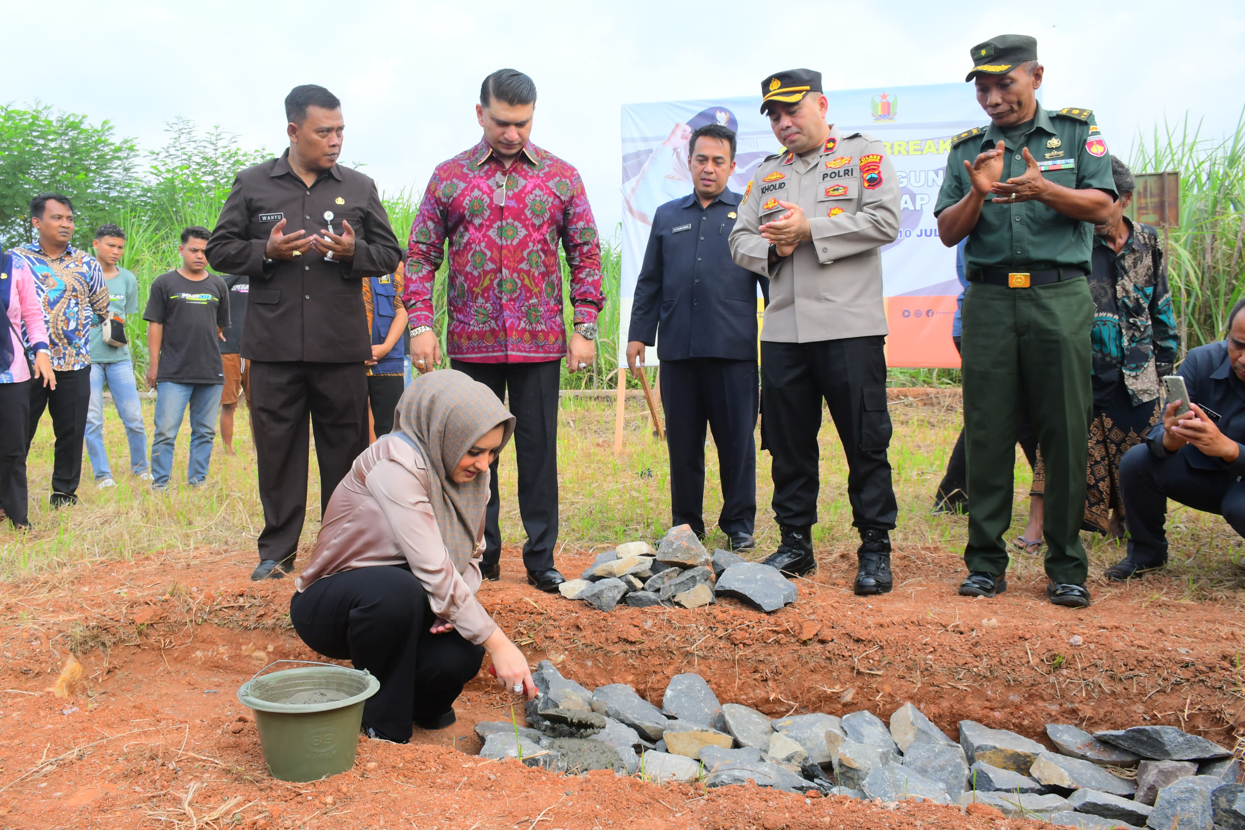 Bupati Fadia Arafiq Ground Breaking Pembangunan Sarana Balap Motor, Fasilitasi Hobi Anak Muda