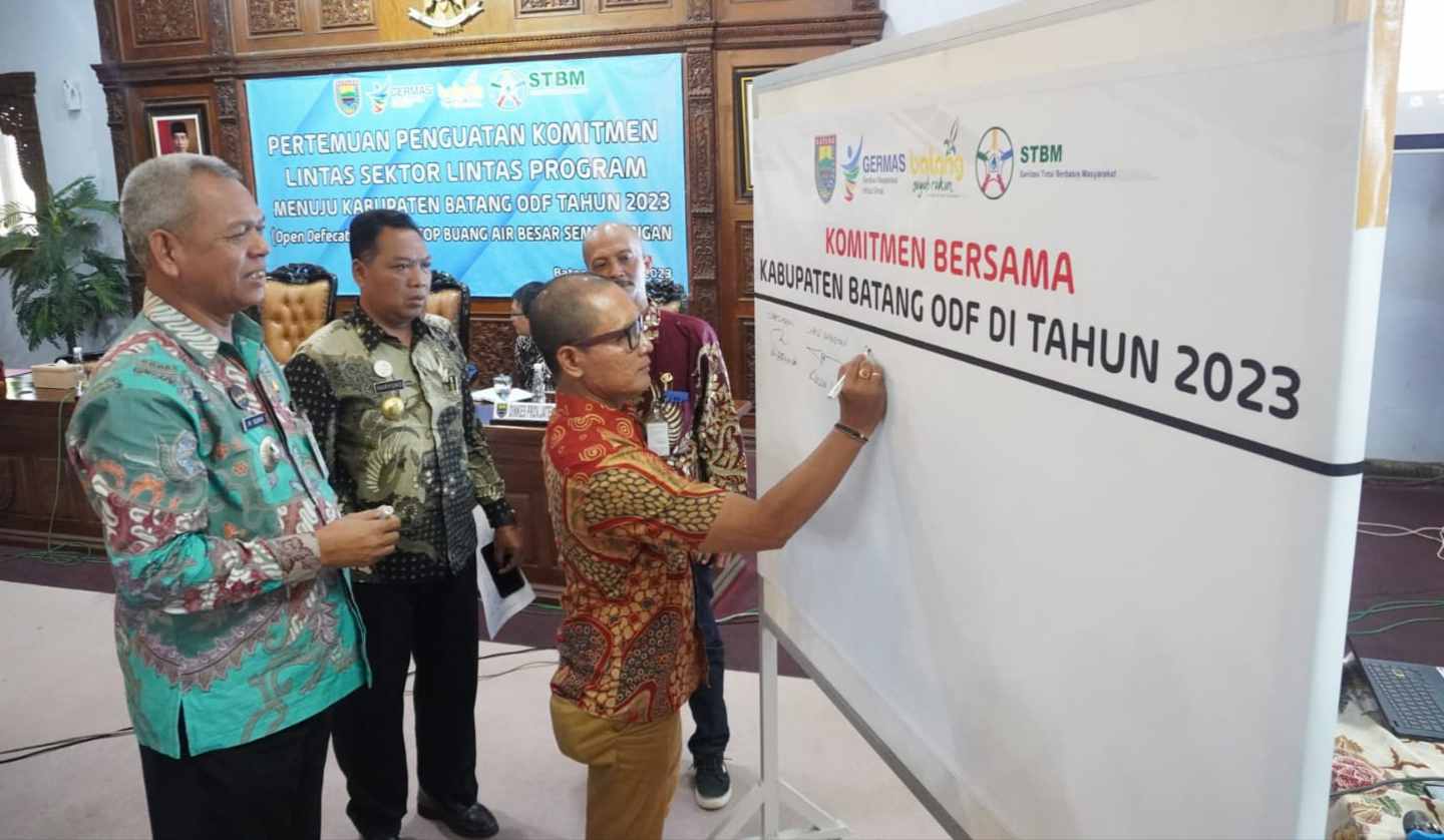 Nada Bicara Pj Bupati Batang Meninggi Saat Tahu Sejumlah Camat tak Hadir di Rapat Komitmen ODF