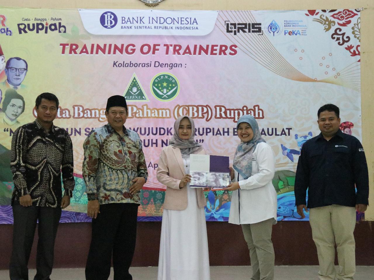 Cinta Bangga Paham Rupiah,  Bank Indonesia Tegal Latih 140 Pelajar NU Jadi Duta Literasi Keuangan