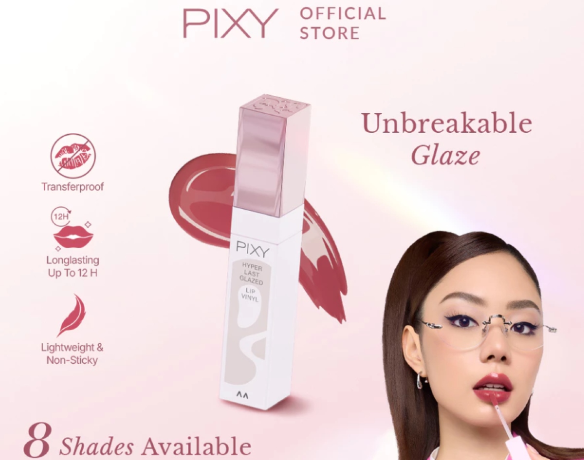 Lip Vinyl Anti Crack, Anti Lengket, dan Nyaman Dipakai Seharian dari PIXY