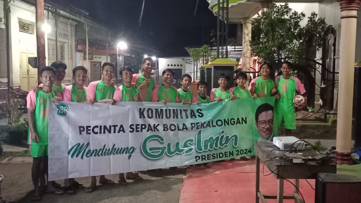Komunitas Pecinta Sepak Bola Pekalongan Berikan Dukungan ke Gus Muhaimin