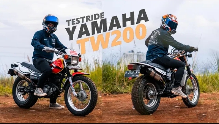 Cocok untuk Touring, Motor Off-Road Yamaha TW200 Tangguh Segala Medan