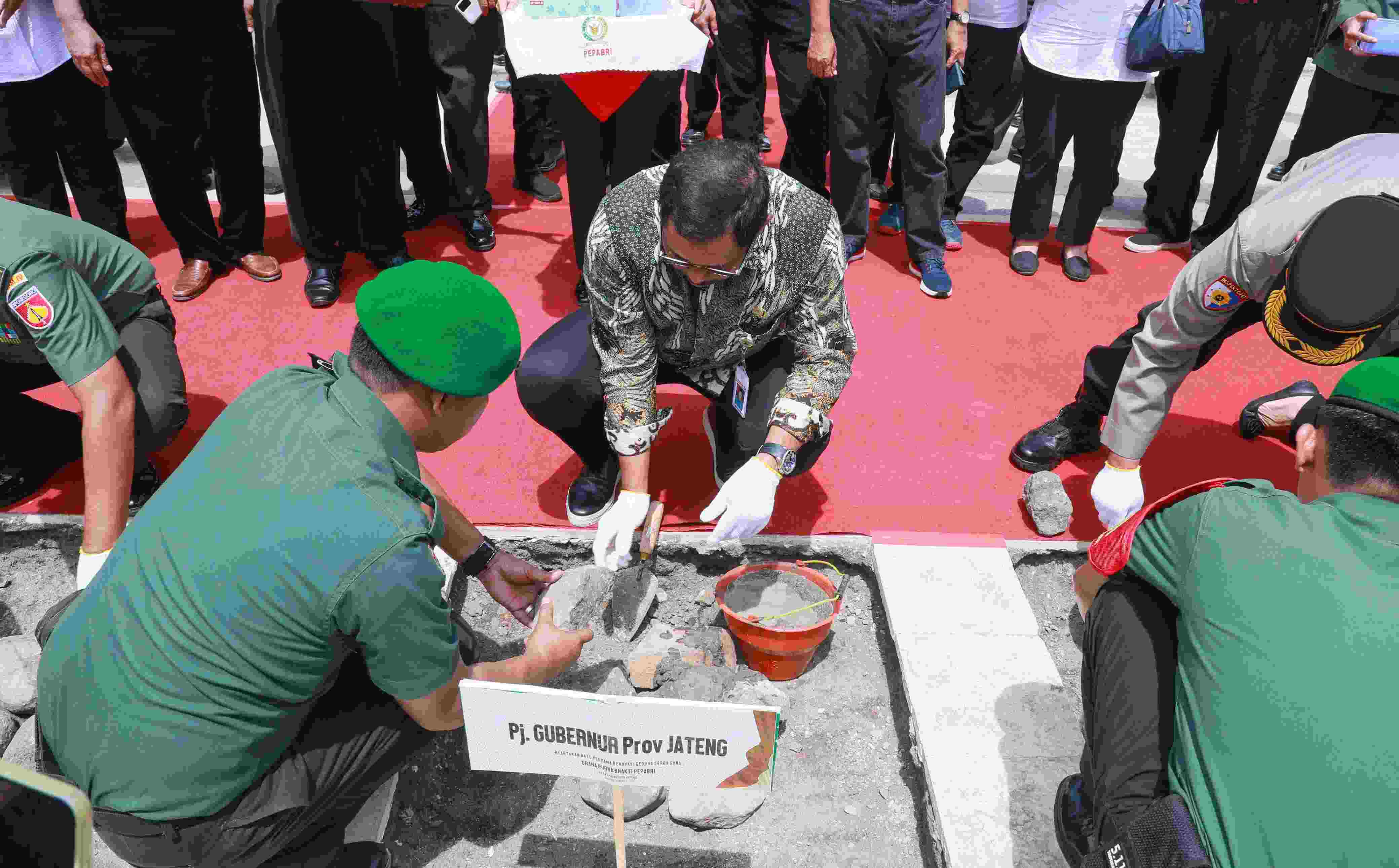 Jaga Asa Purnawirawan TNI/Polri, Pemprov Jateng Fasilitasi Pembungunan Gedung Serba Guna Pepabri