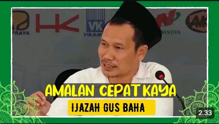 Terbebas dari Hidup Sulit dan Cepat Kaya Raya! Segera Lakukan Amalan Mustajab ini Kata Gus Baha 