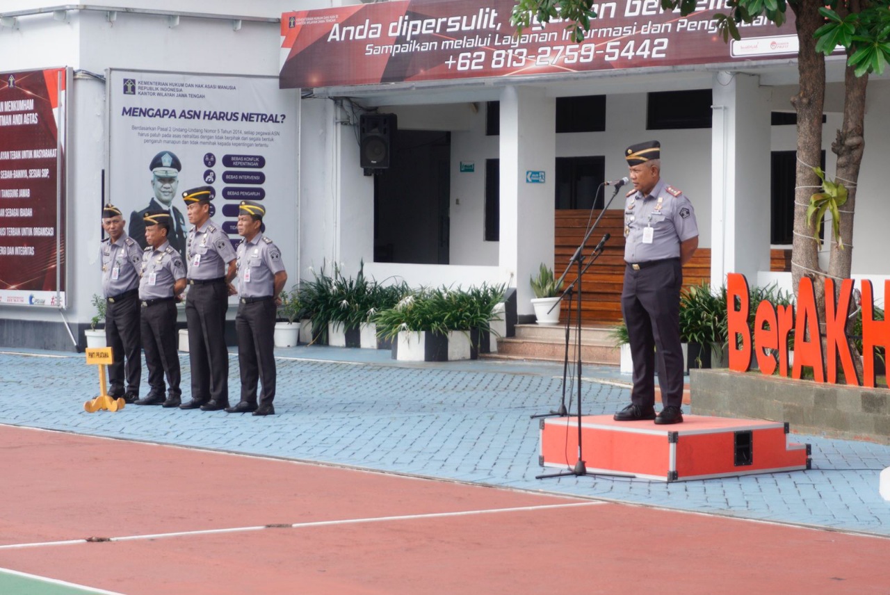 Kakanwil Kemenkumham Jateng: Perubahan Organisasi adalah Keniscayaan Demi Pelayanan Maksimal