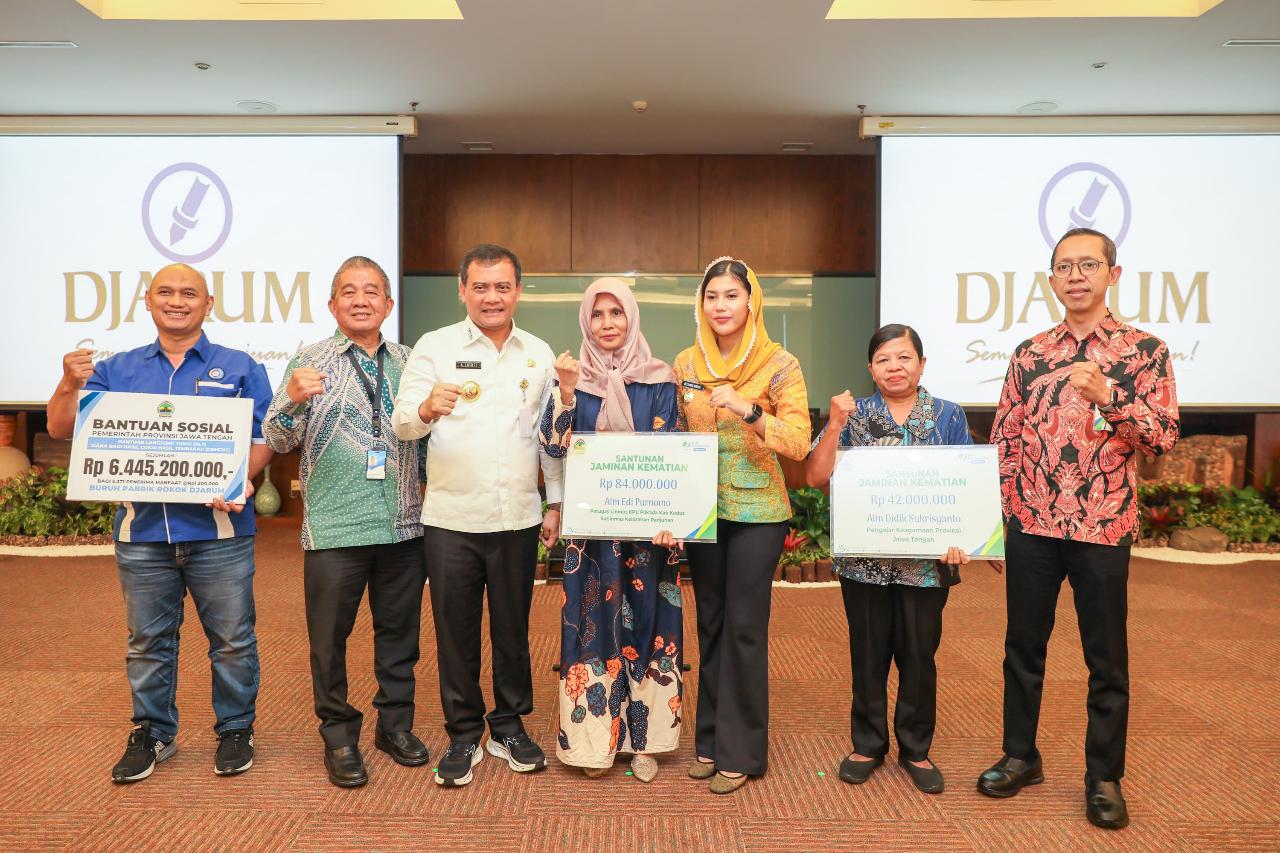 Pemprov Jateng Mulai Salurkan Rp 6,4 Miliar DBHCT kepada Pekerja Industri Tembakau