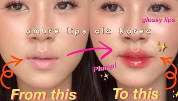 5 Cara Membuat Ombre Lips Ala Make Up Korea, supaya Tampil Lebih Fresh dan Muda di Hari Lebaran