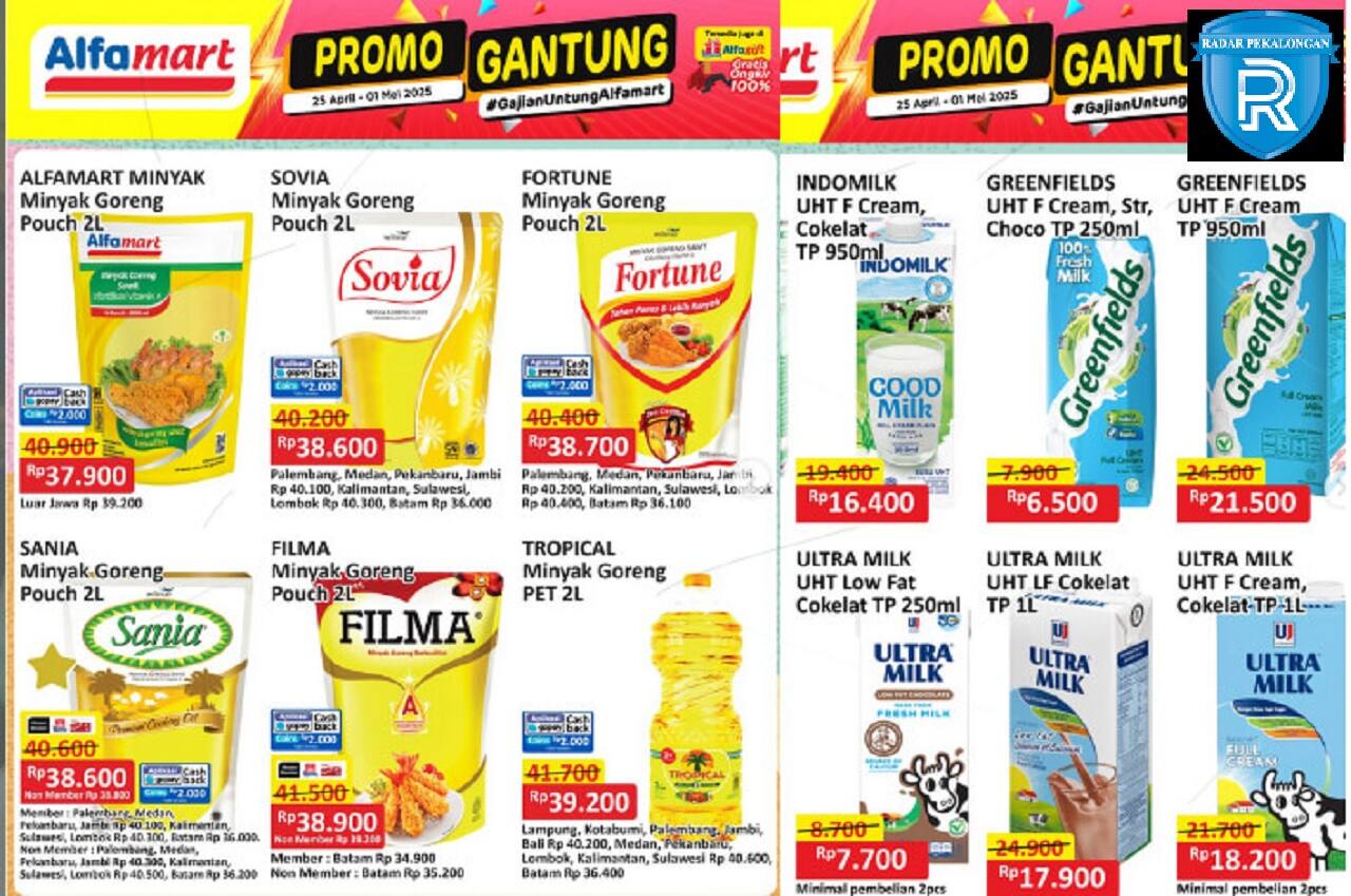 Heboh! Promo JSM Alfamart 25-27 April 2025, Minyak Goreng Cuma Rp37 Ribuan dan Susu Diskon Gila-Gilaan!