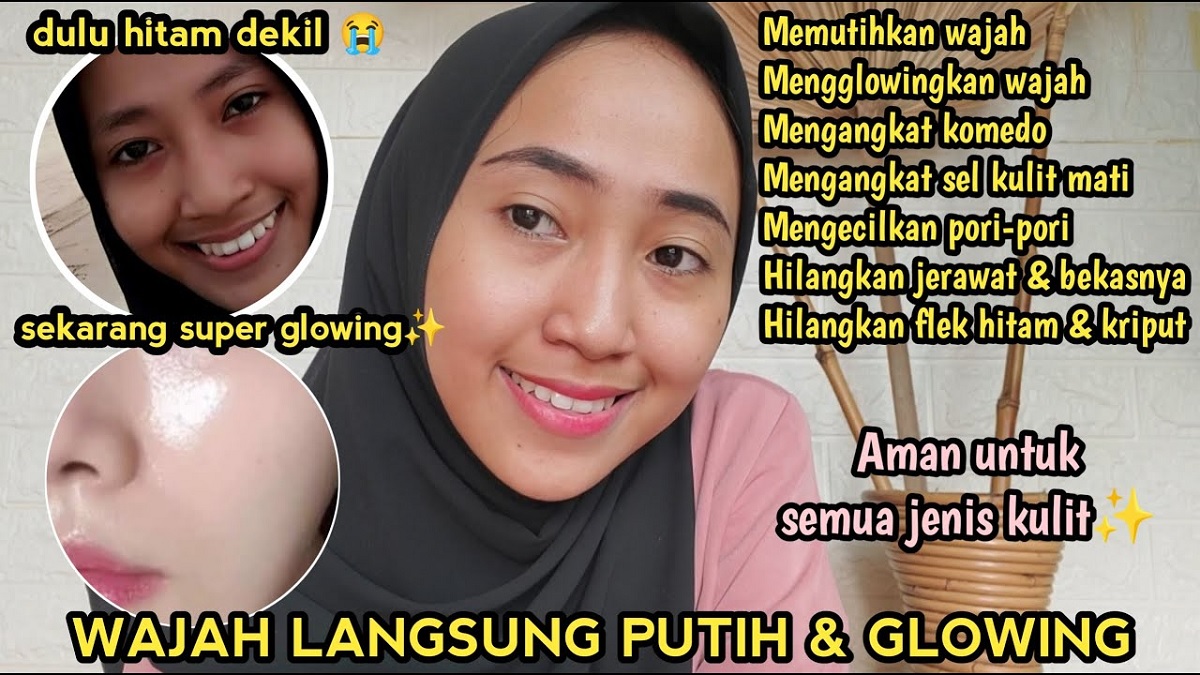 3 Daftar Bahan Dapur Pemutih Wajah Alami dalam 15 Menit, Wajah Langsung Putih Cerah Glowing Anti Penuan Dini