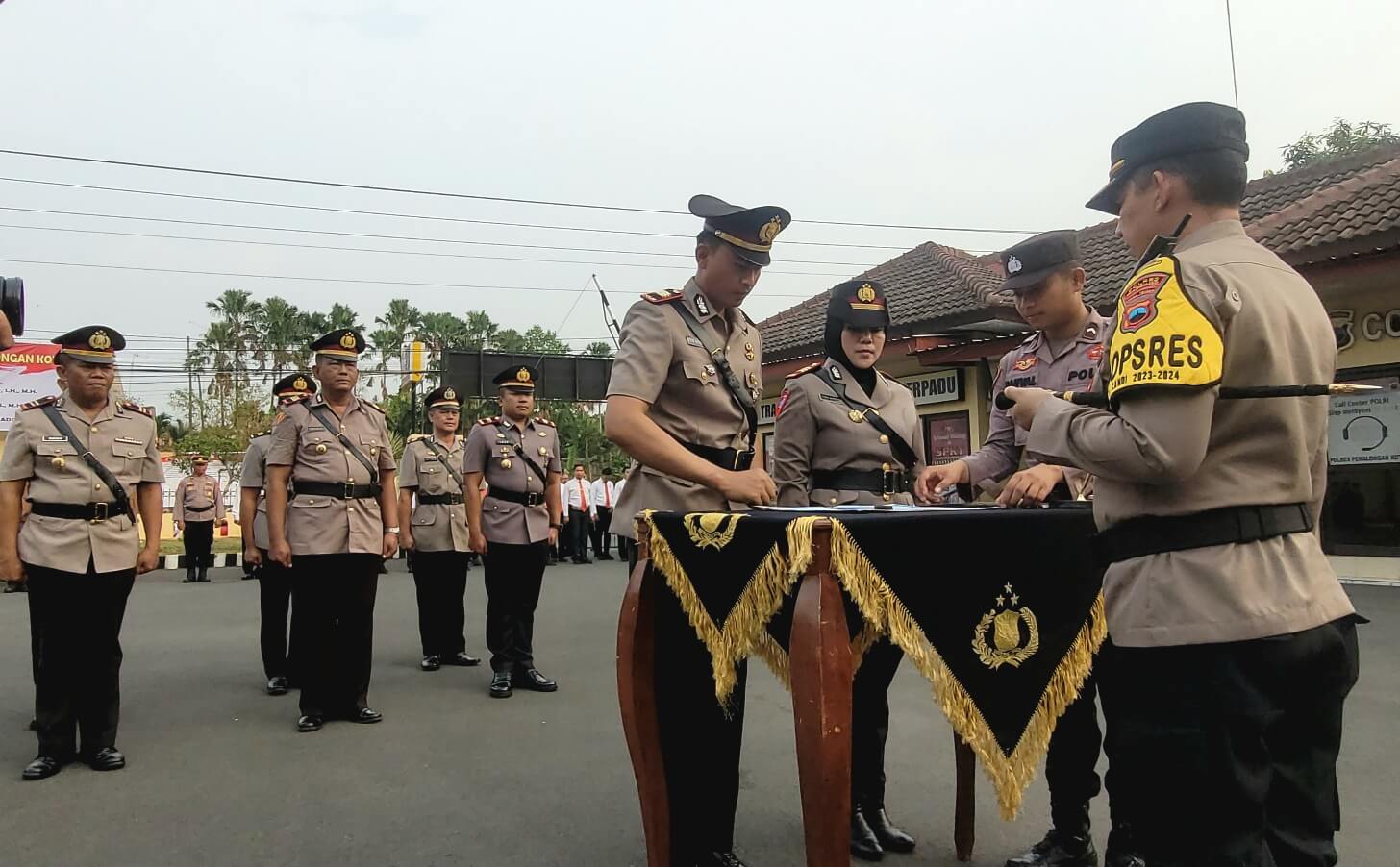 Polres Pekalongan Kota Laksanakan Sertijab 4 Kasat