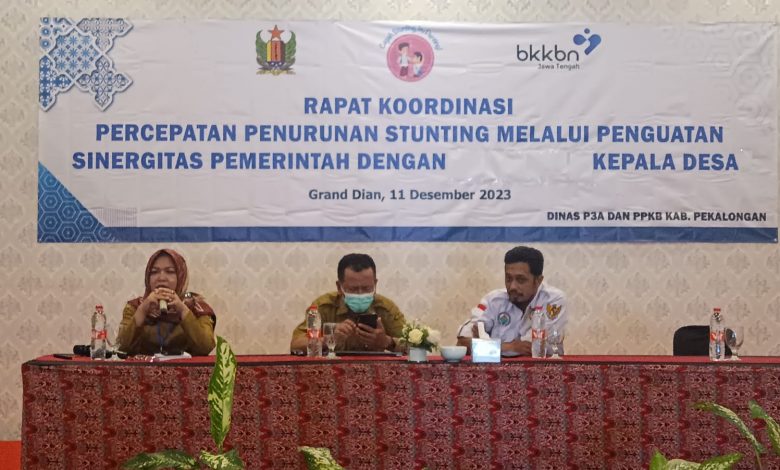 Kepala Desa di Kabupaten Pekalongan Diajak Ikut Atasi Stunting