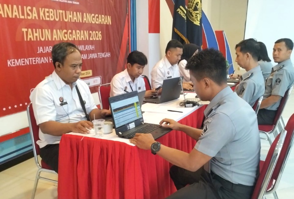 Lapas Pekalongan Ikuti Kegiatan Analisis Kebutuhan Anggaran 2026 di Lapas Purwokerto