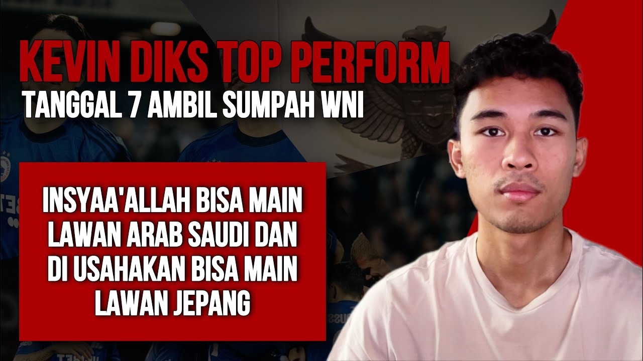 Tanggal 7 November 2024 Kevin Diks Sumpah WNI, Fix Bisa Main Lawan Jepang dan Arab Saudi?