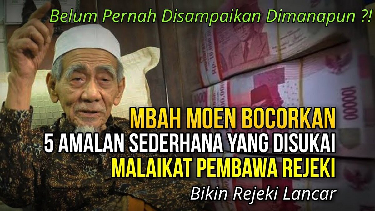 Inilah 5 Amalan Sederhana yang Disukai Malaikat Pembawa Rezeki Menurut Mbah Moen, Bisa Bikin Rezeki lancar Lho